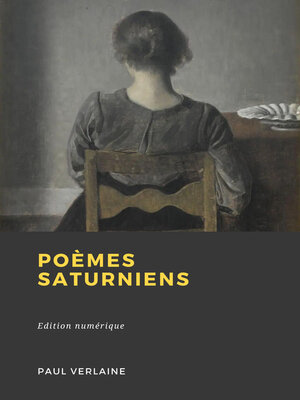 cover image of Poèmes saturniens